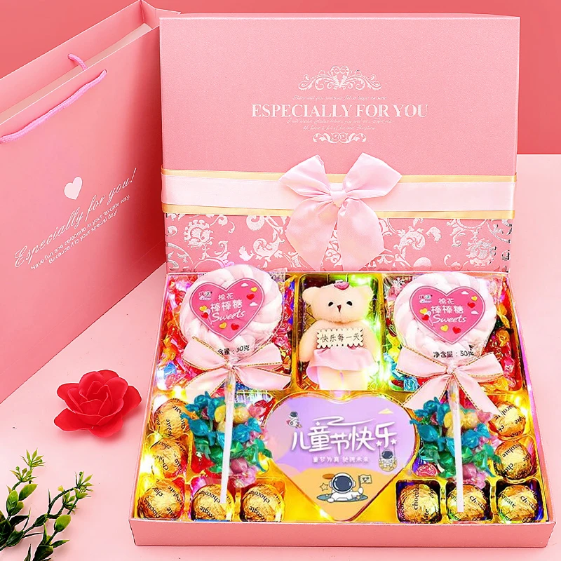 德芙巧克力61儿童节生日快乐高档礼品糖果礼盒送男女朋友孩子表白