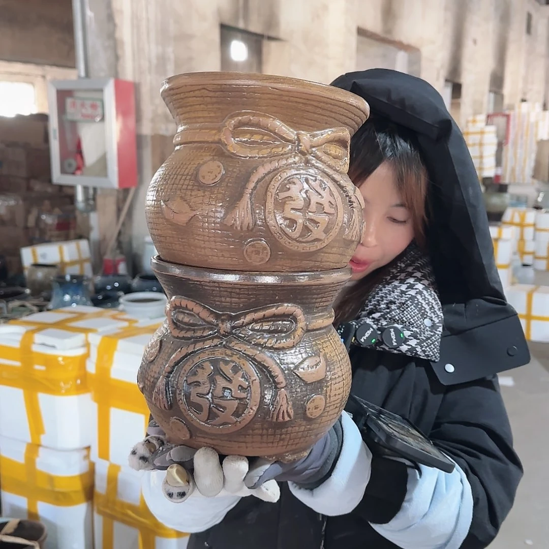 王嫂花盆1214-436高18口18