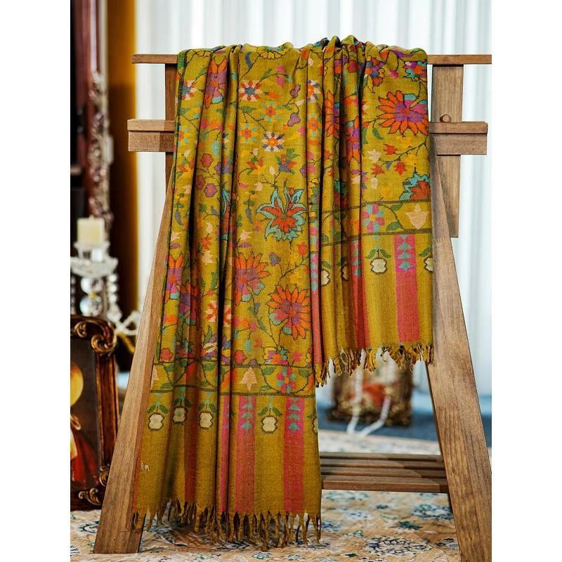 克什米尔pashmina披肩围巾卡尼 100*200  60065-09