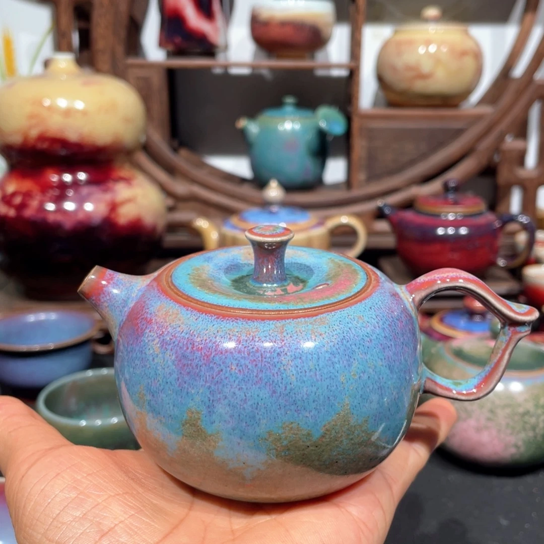 一***猫中国神后钧瓷茶器