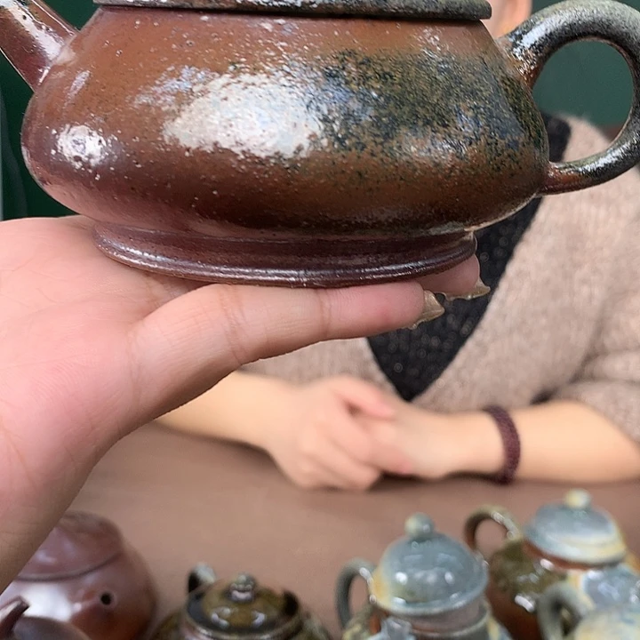 紫砂茶壶尧纯自然柴烧