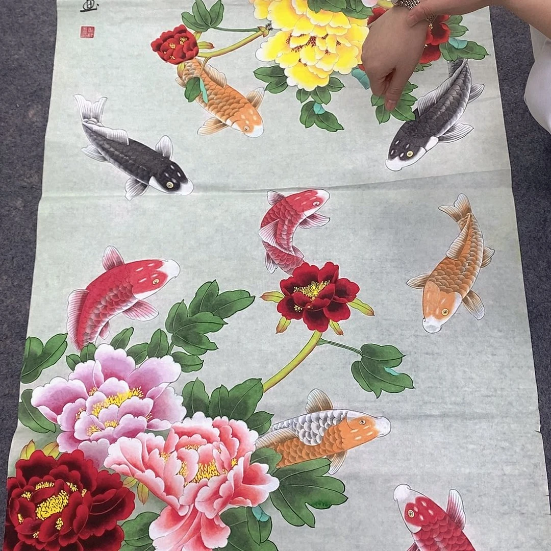 国画国画手绘作品
