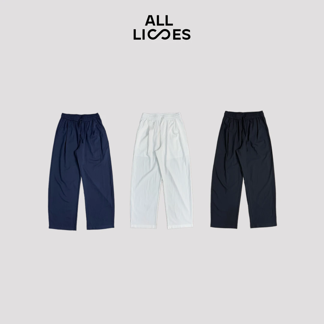 【仙麻】秀款定制带内衬天丝亚麻宽松慵懒老钱感休闲裤 AL-9550