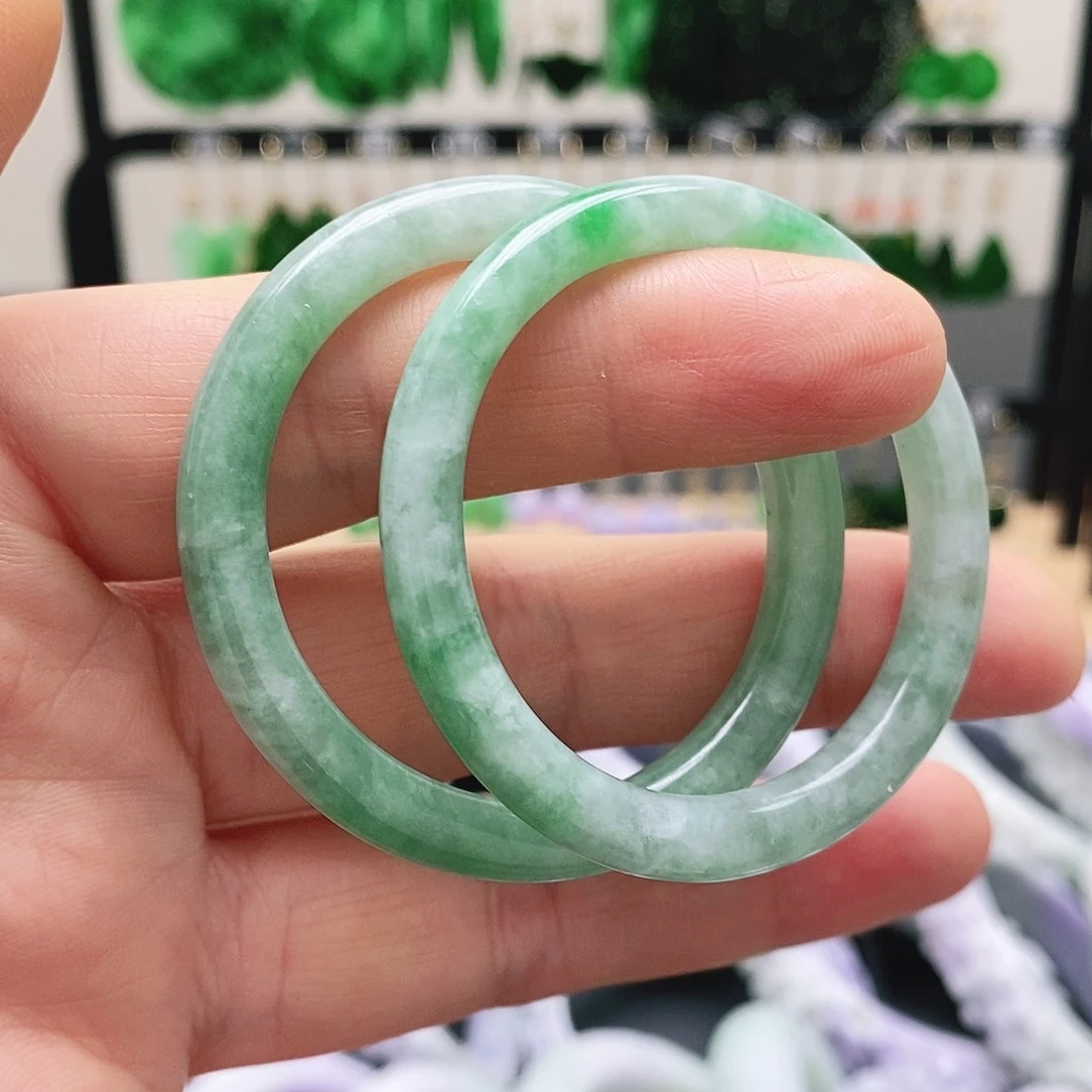 翡翠未镶嵌耳饰挂件