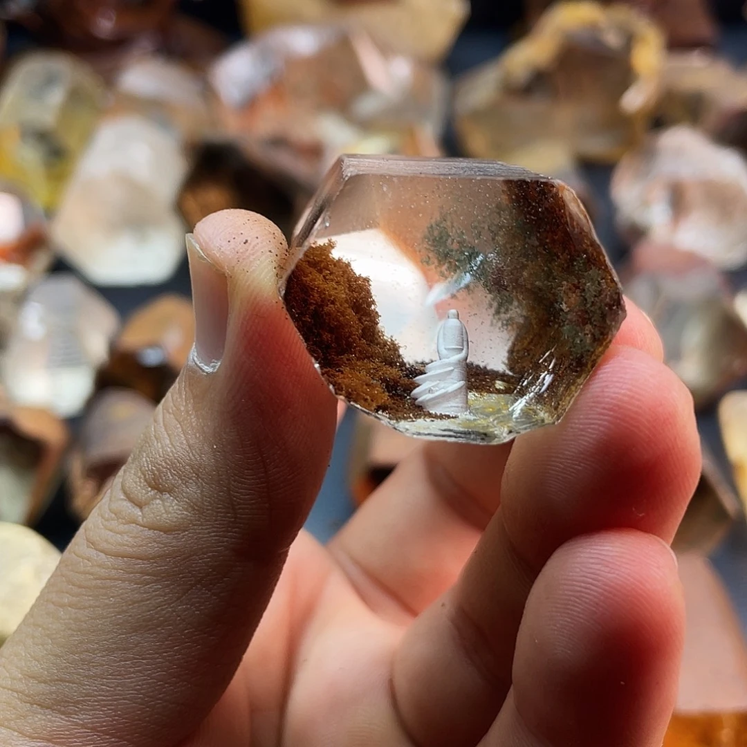 未镶嵌水晶珠宝半成品