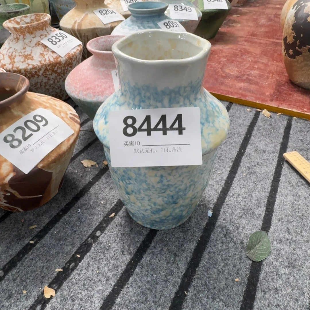 摆件陶花瓶默认无孔口7高23编码8444