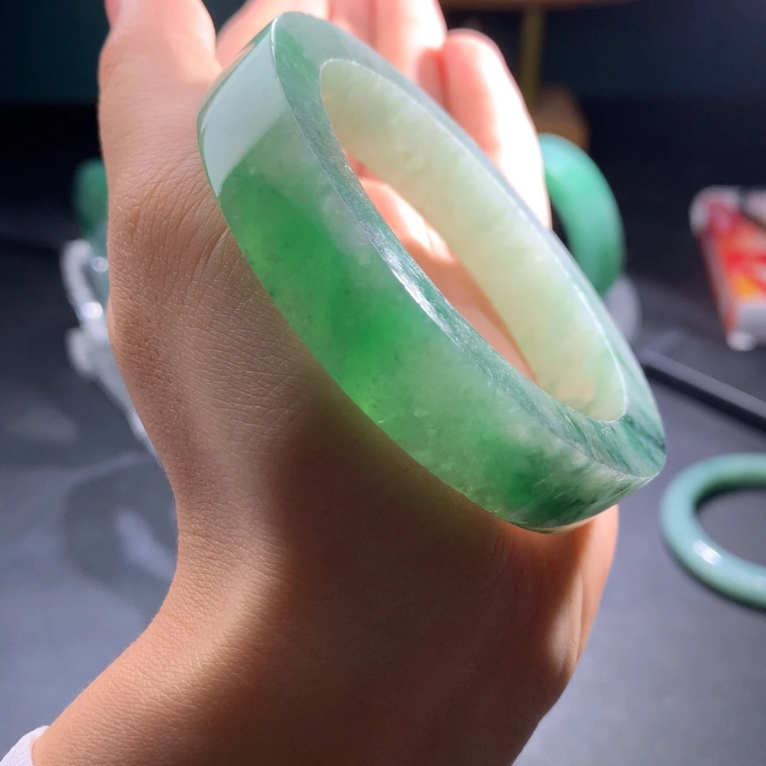 定制翡翠53到56贵妃未镶嵌清**妆