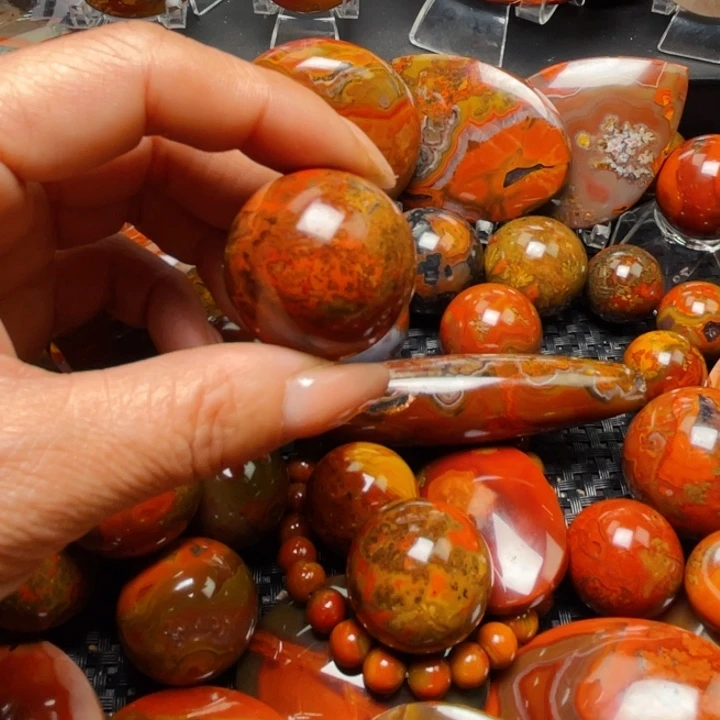 玛瑙/玉髓战国红玛瑙挂件未镶嵌═**云