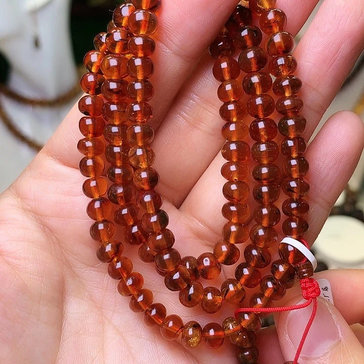 裸石琥珀未镶嵌抚顺琥珀卡6血珀