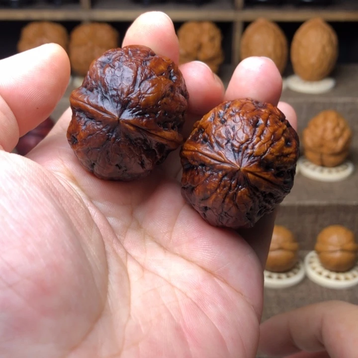 把件文玩核桃3粗筋蛇蛋36