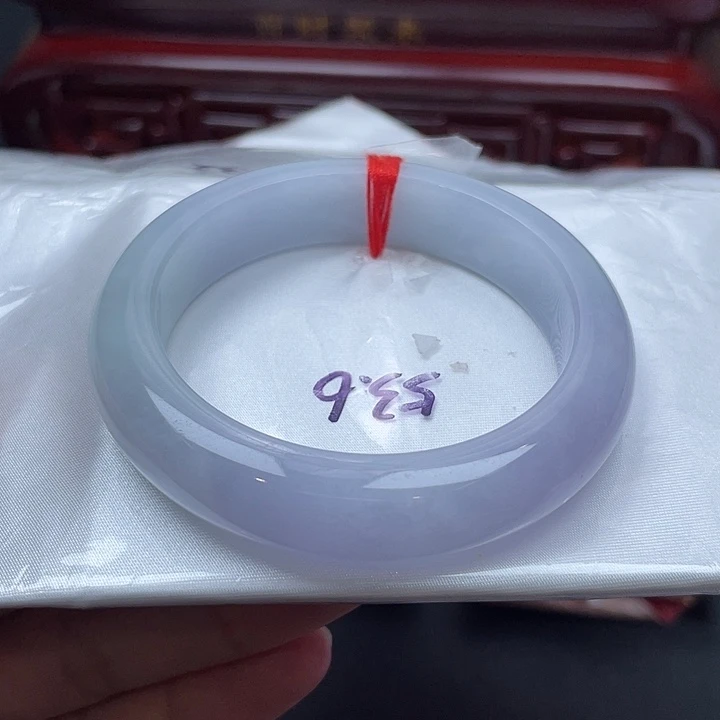 翡翠未镶嵌手镯54圈正圈