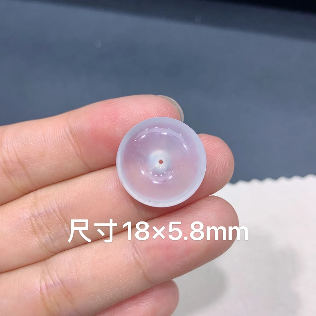 缅甸天然A货翡翠 正冰种茅台白平安扣吊坠 玉质细腻 日常百搭k001