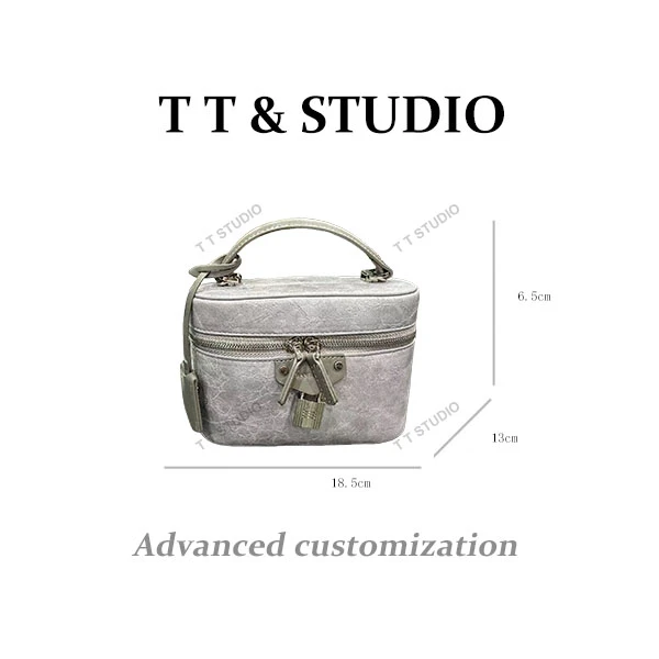 【TT Studio】SK-92737-紫/灰RAIN.CUN简约腋下斜跨轻奢女包