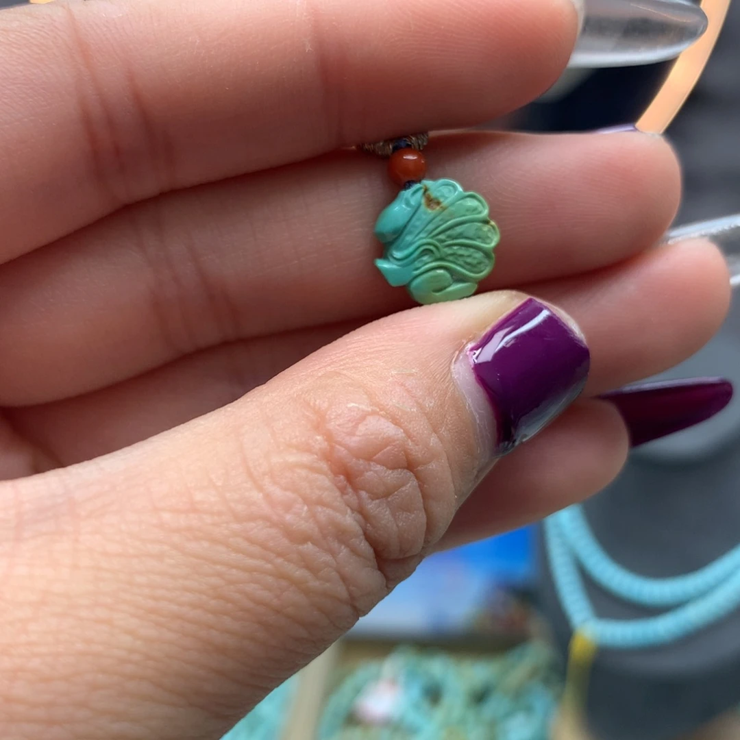 绿松石挂件未镶嵌