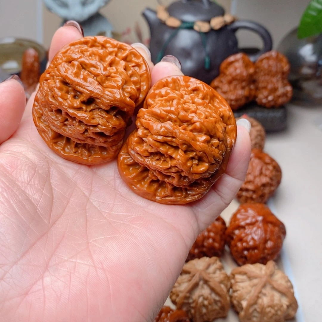 吊坠文玩核桃狮虎兽