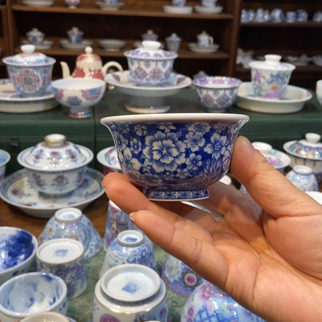 杯w雪山春晓万花压手杯