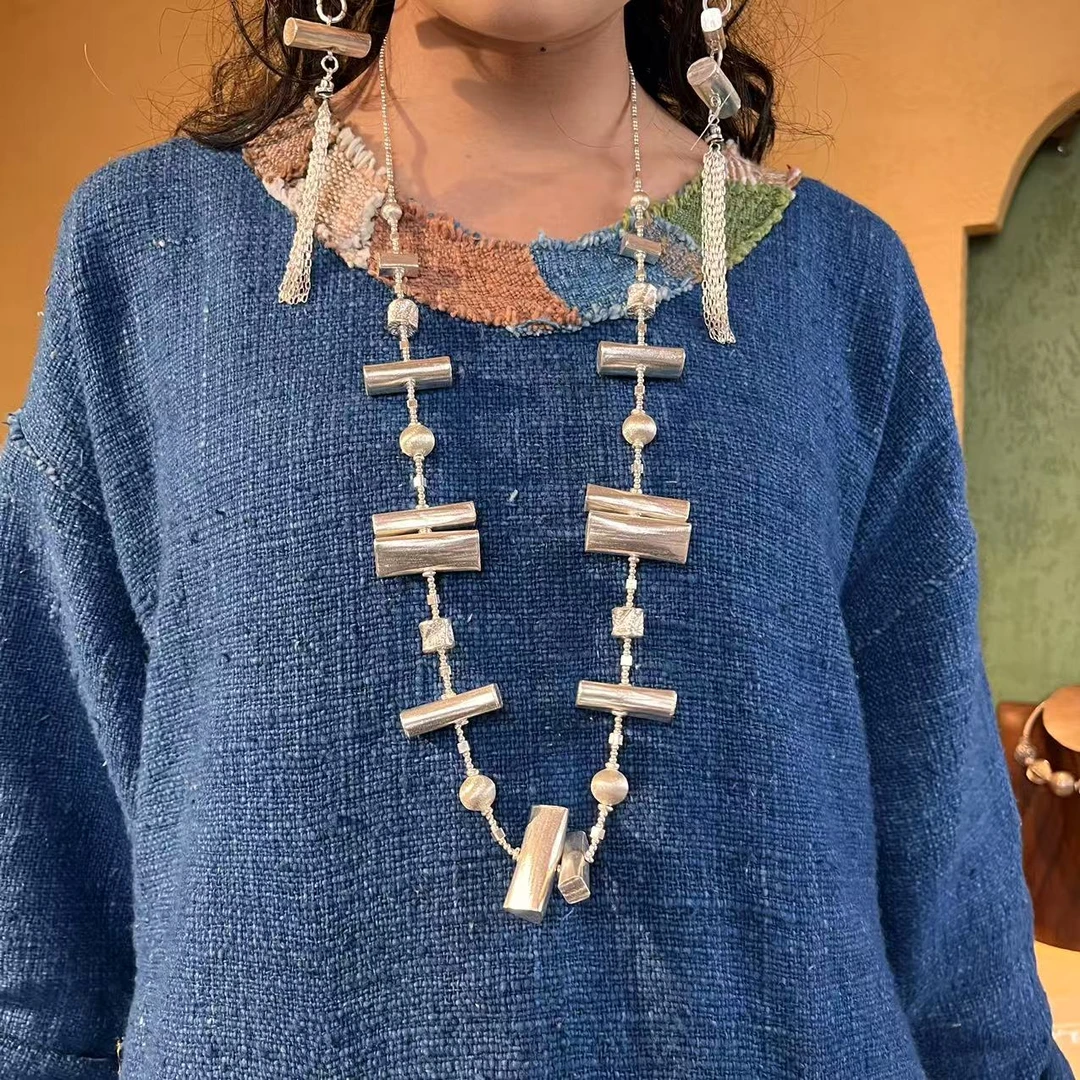 坠链均925银 【泰云匠】泰国手工925银129.2克项链