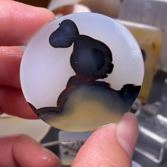 玛瑙/玉髓吊坠(不含链)未镶嵌