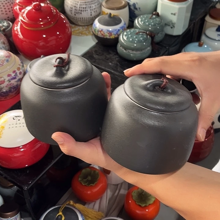 罐润鹏陶瓷精选高档陶瓷茶叶罐