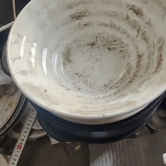 瓷白色螺纹碗口径23……