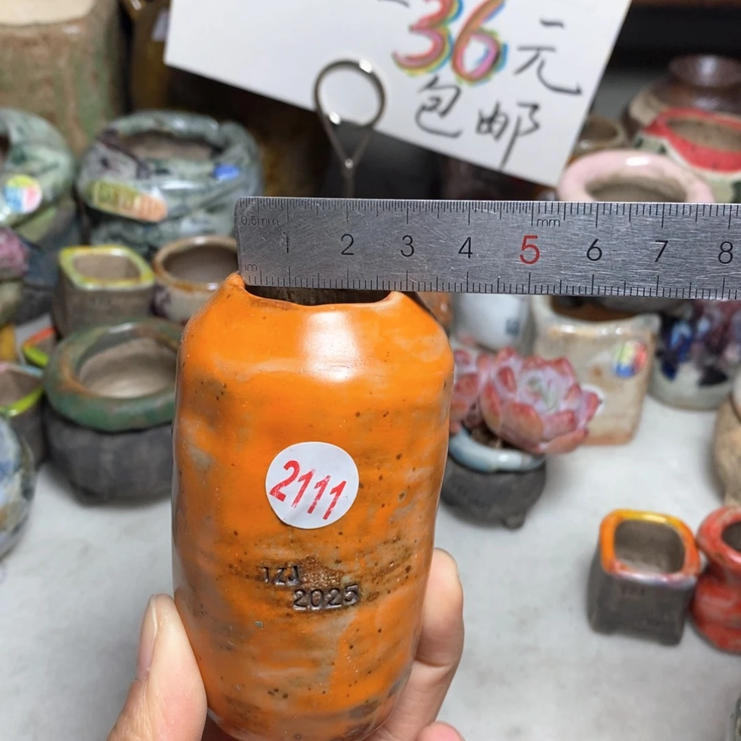 花盆特价不退不换的，原价48