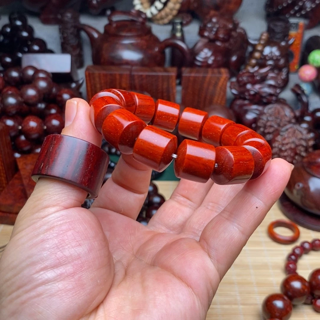 小叶紫檀手串/手链多样性发其一小叶紫檀1.5一档顶泥