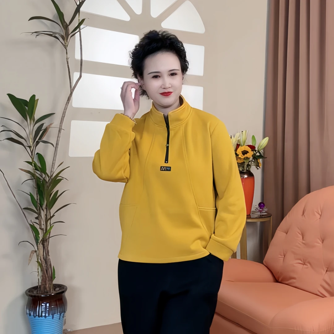 930加绒卫衣女秋冬款2025新款女士套头上衣高级感洋气卫衣气外套
