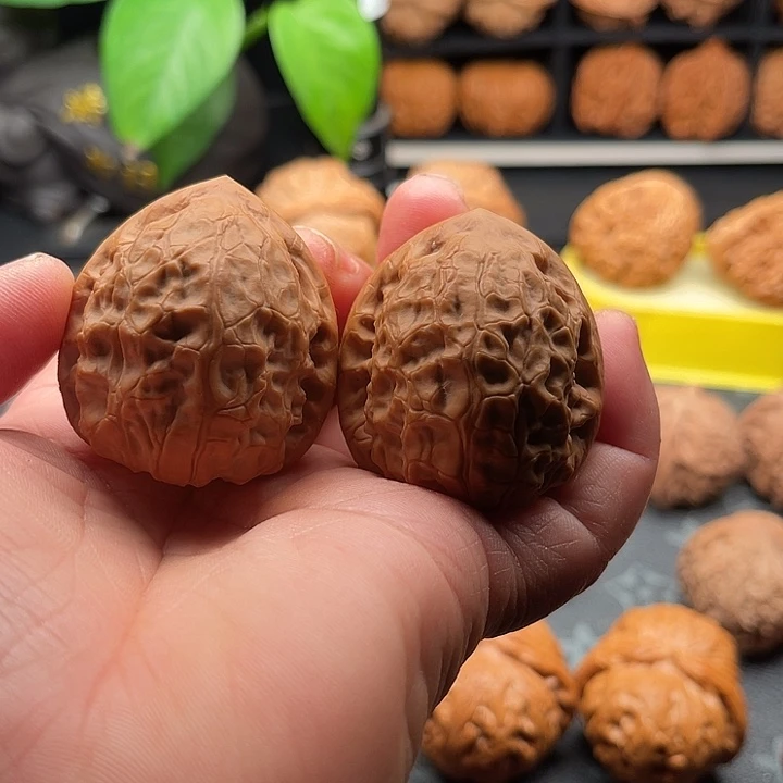 文玩核桃把件穿山甲边39肚42高42
