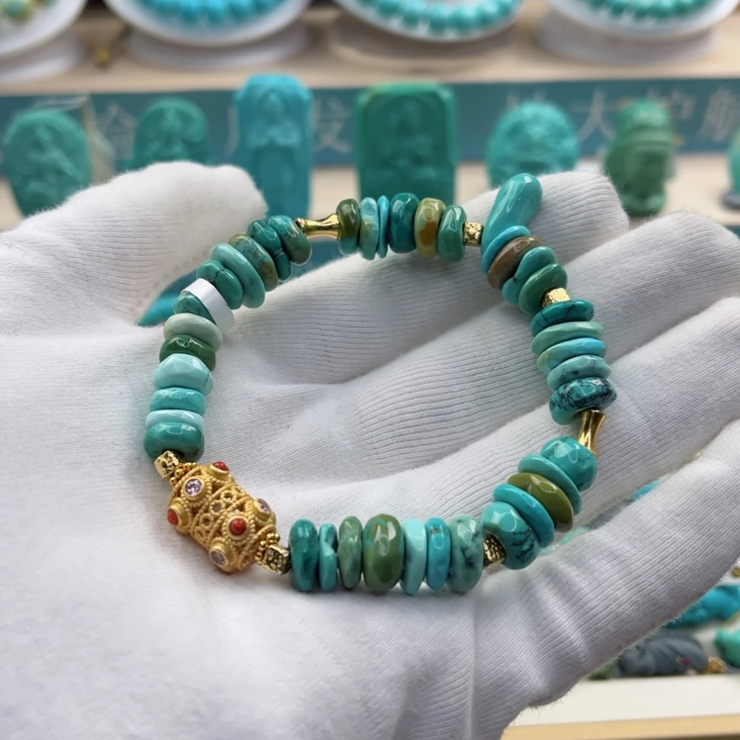 绿松石珠宝奇石未镶嵌