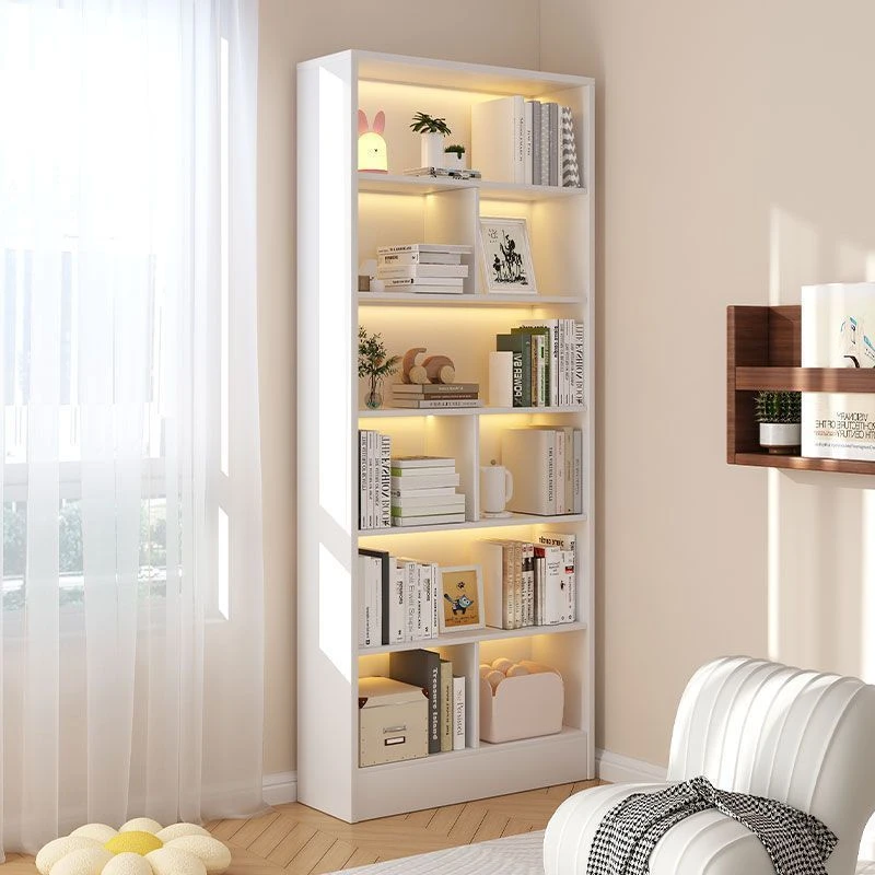 书柜收纳柜子落地靠墙置物柜客厅卧室置物架储物柜简约移动储物柜