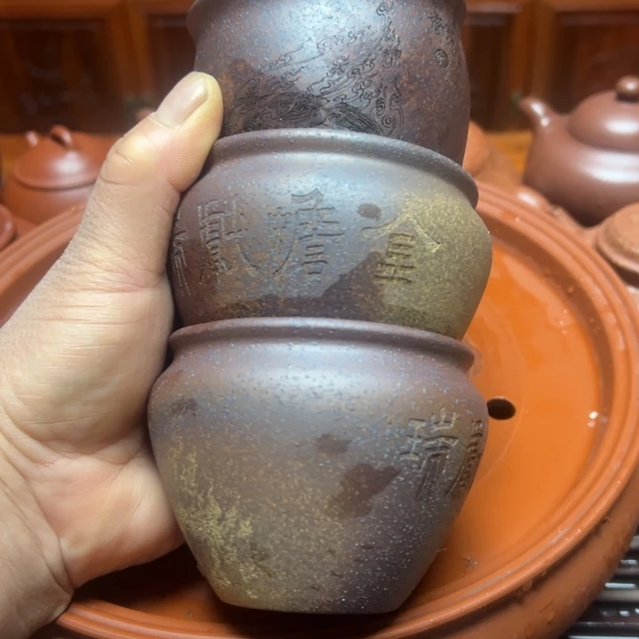 紫砂茶壶宜兴原矿紫泥