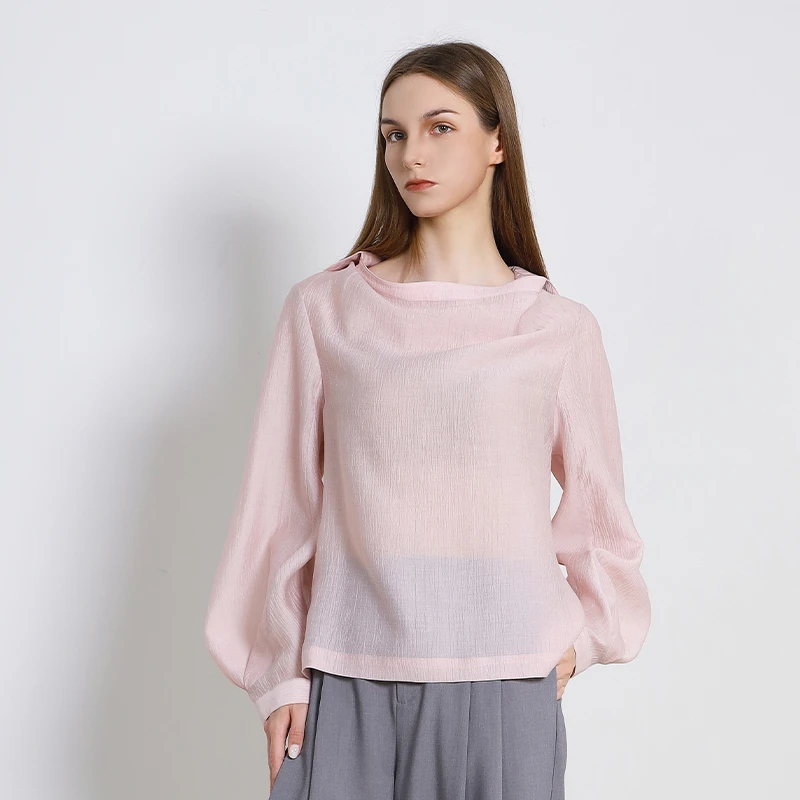 Jane express/简表达25夏新品罩衫薄款休闲衬衫时尚宽松XZS51013