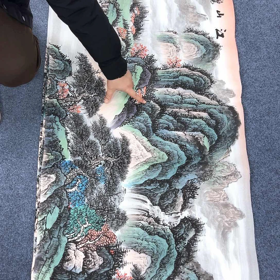 国画国画宣纸纯手绘作品