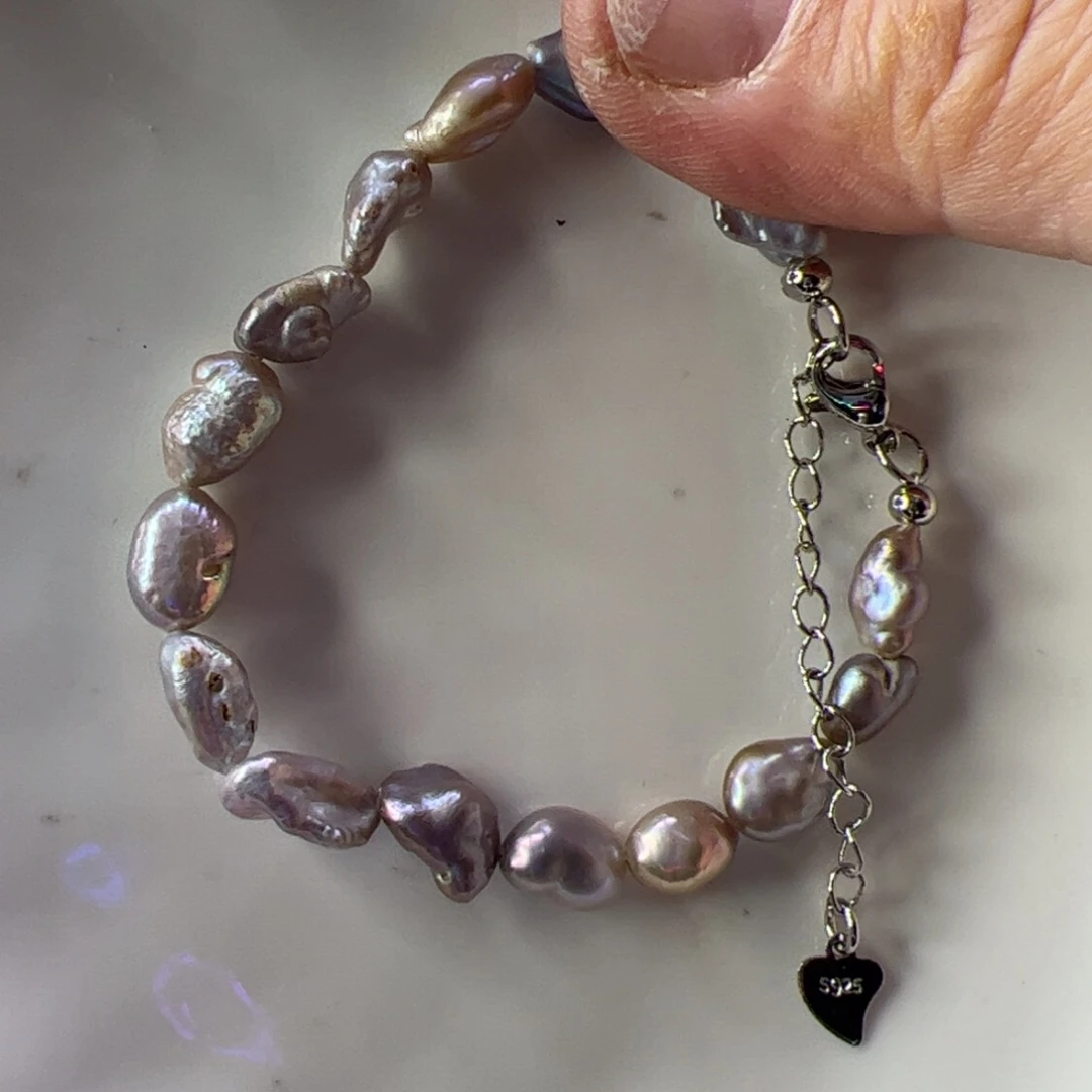 淡水珍珠合金手绳