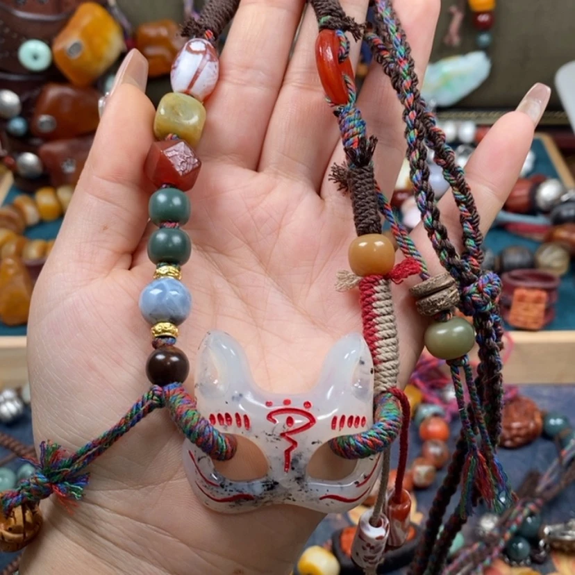 【闪购商品】玛瑙/玉髓颈饰未镶嵌曼*贝