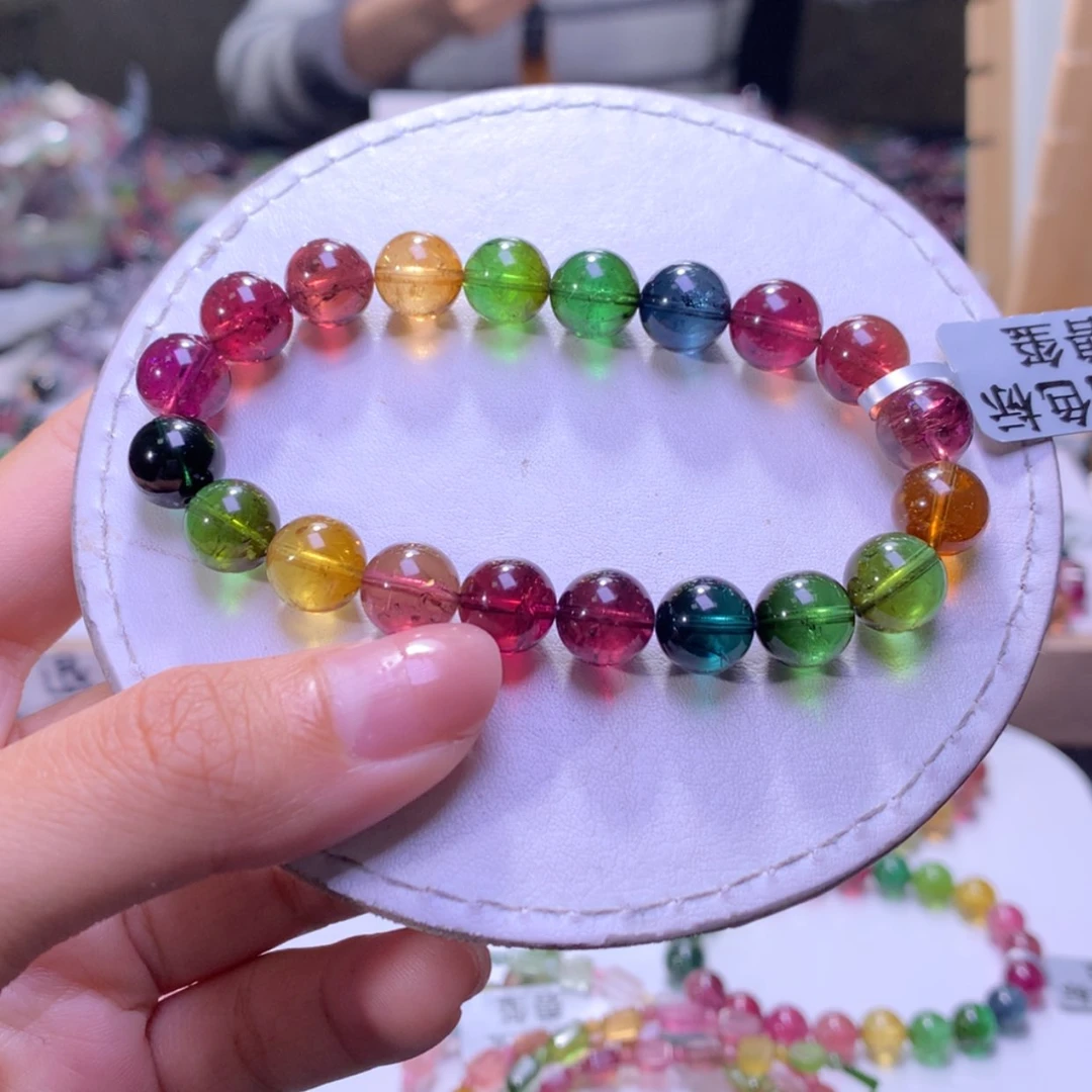 【闪购商品】未镶嵌手串碧玺9.3mm净体