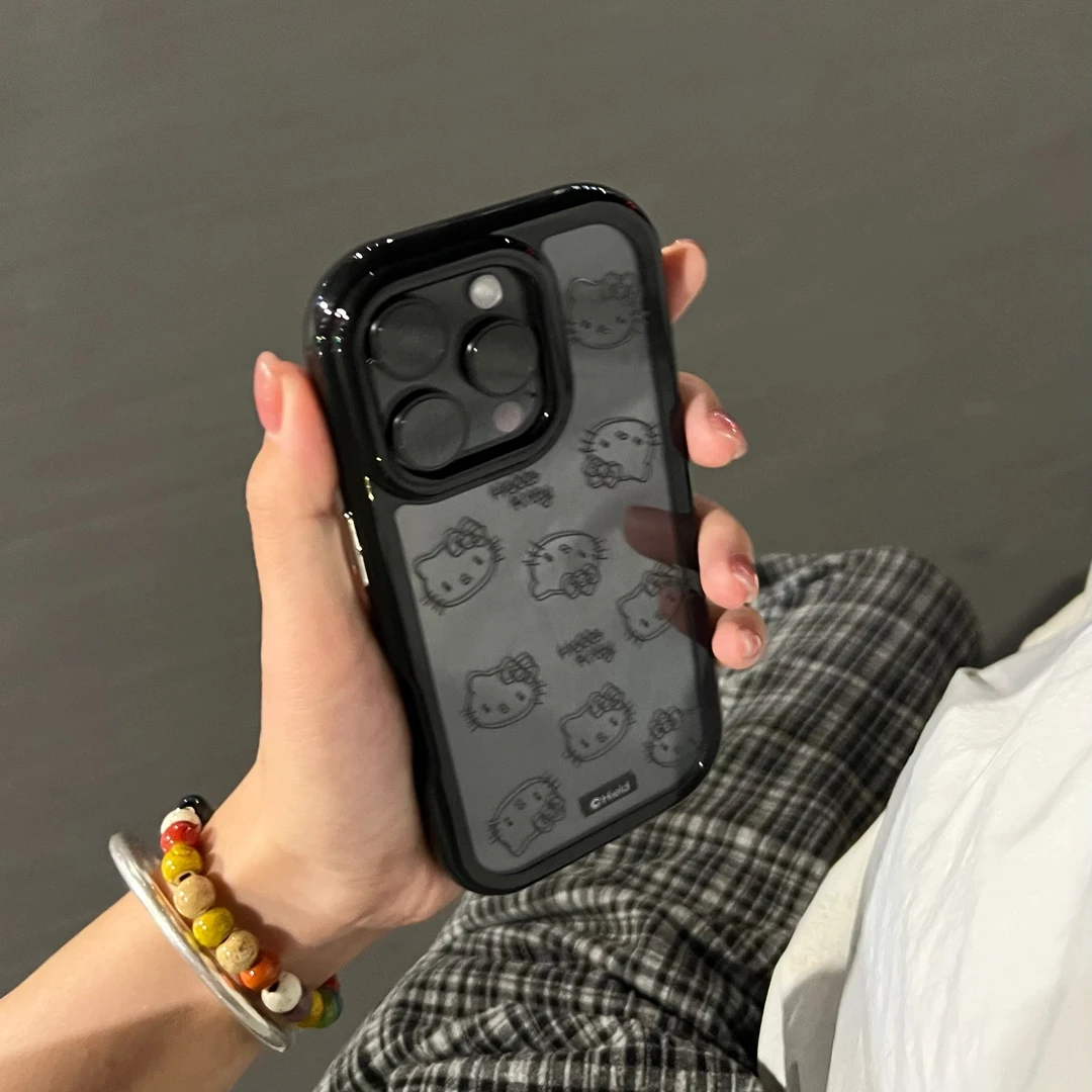 可爱HelloKitty适用苹果16promax手机壳iphone15pro亚克力1413