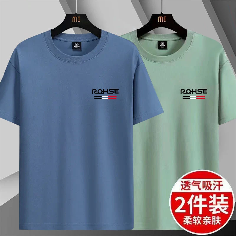 广州十三行男士短袖t恤夏季2025新款冰丝上衣半袖男装体恤打底衫