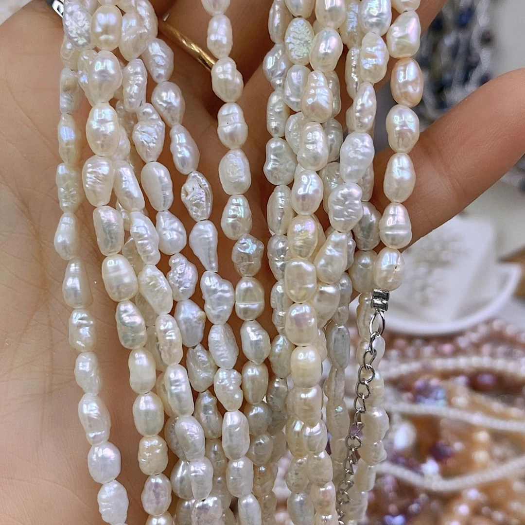 淡水珍珠手绳合金