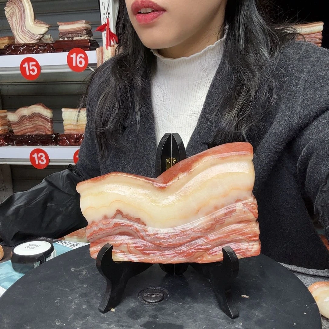 灯***家石材广西天然猪肉石头