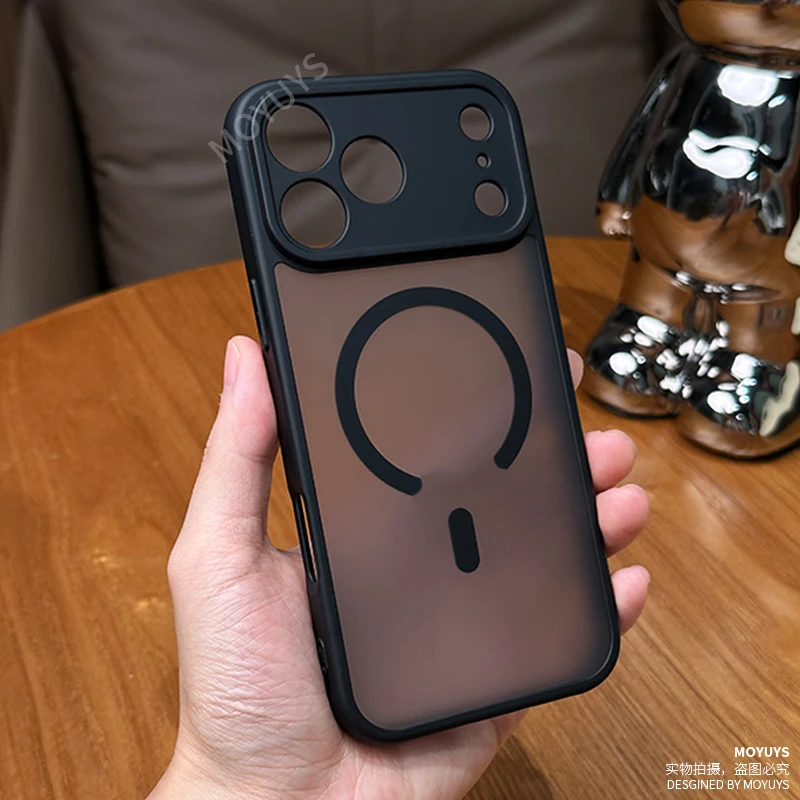 适用iphone苹果17promax手机壳17air磁吸17pro磨砂16/15/14肤感