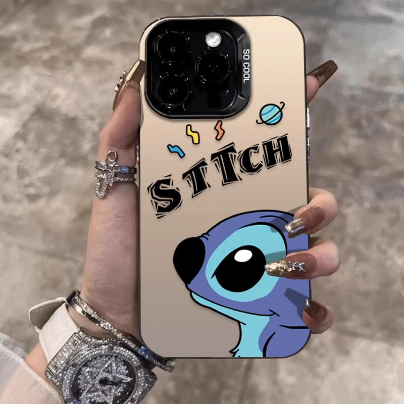 史迪仔适用苹果16promax手机壳iPhone15创意14保护套17新款卡通