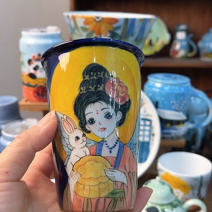 陶景德镇釉下手绘陶瓷