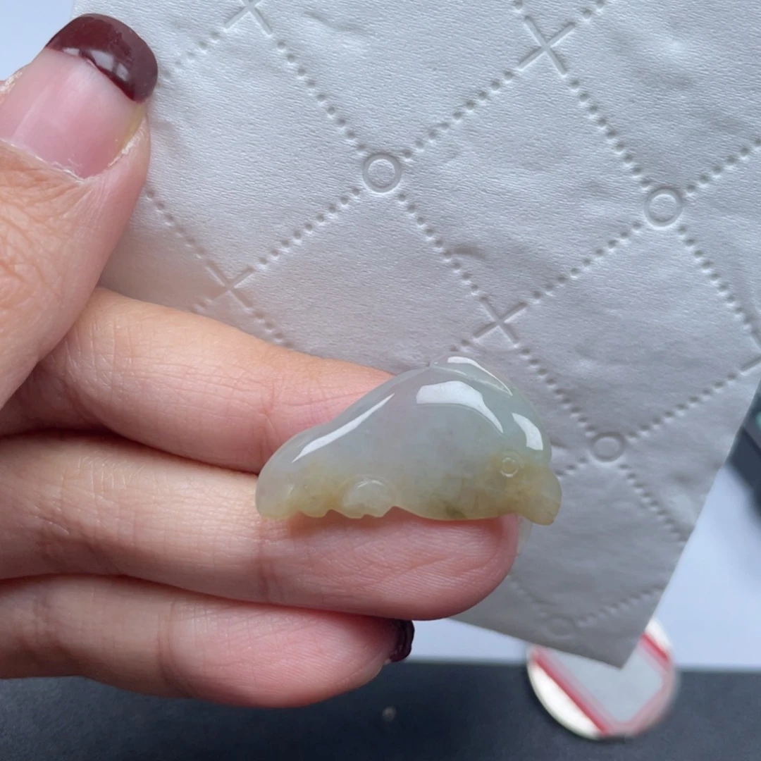 翡翠颈饰未镶嵌纯天然a货缅甸翡翠包邮