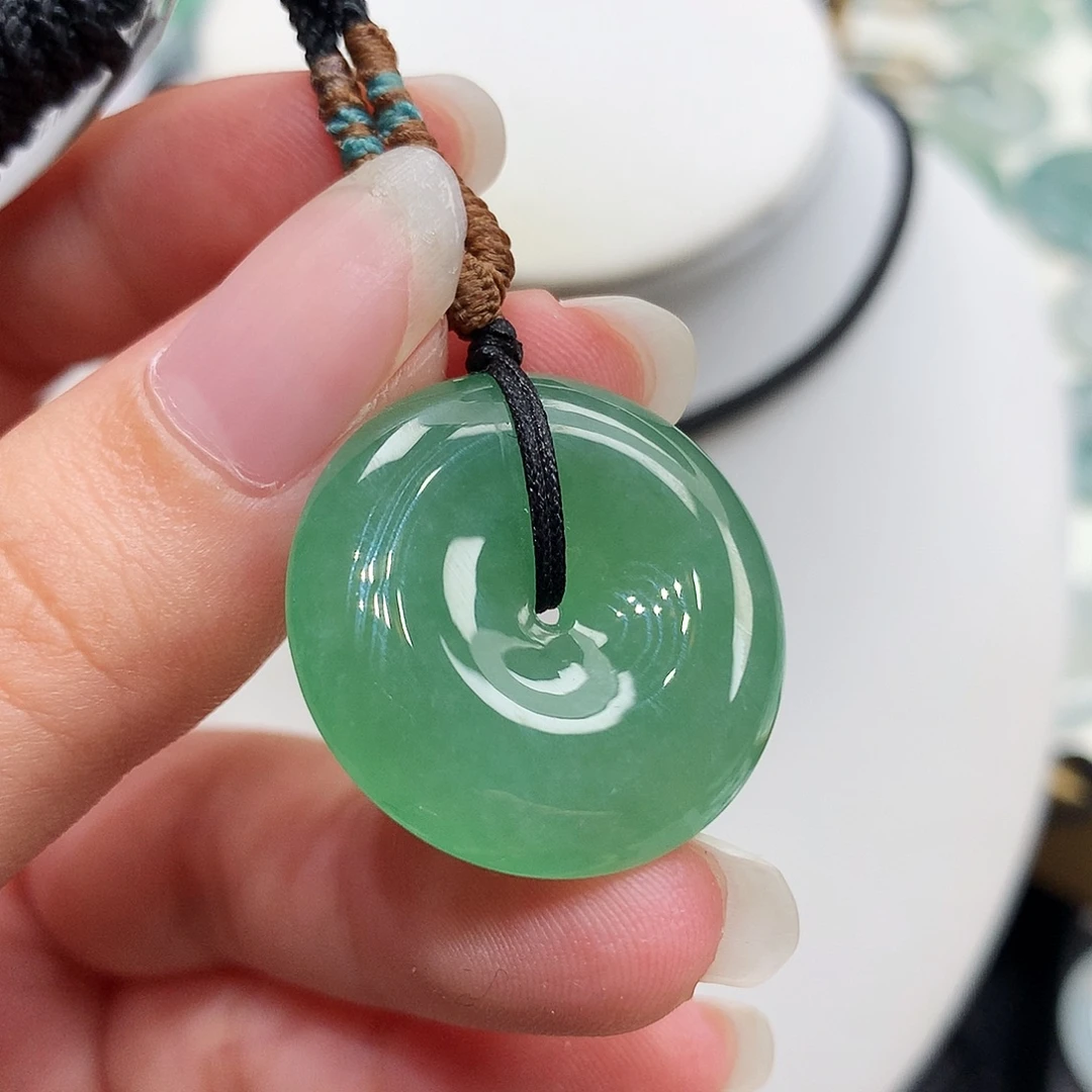 翡翠未镶嵌胸饰翡翠78，25.4/6.3