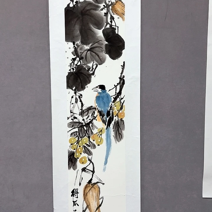 国画亲笔手绘放心去藏