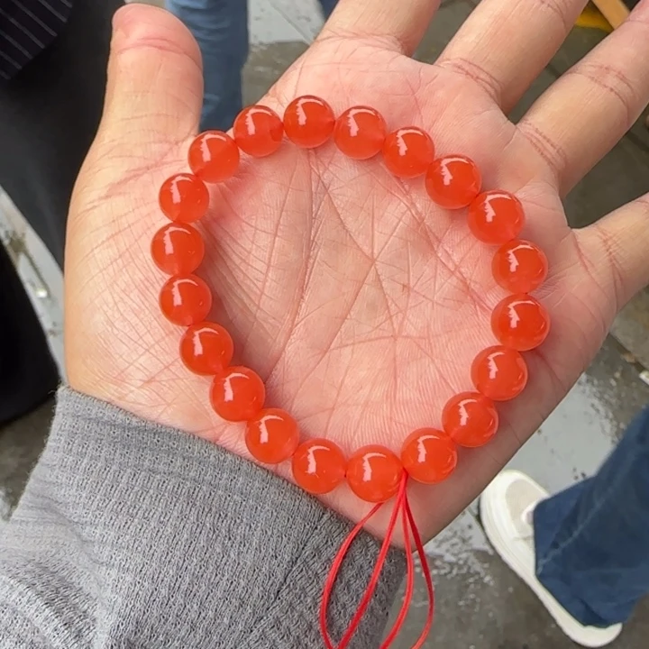 南红玛瑙未镶嵌颈饰
