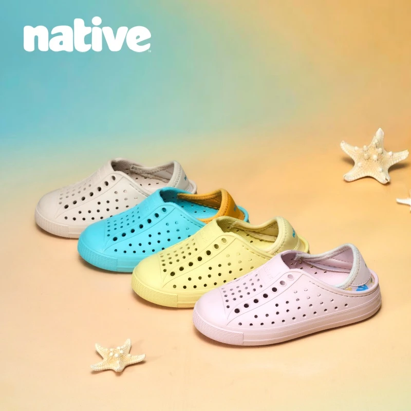 native【jeffery系列】儿童洞洞鞋溯溪舒适透气童鞋沙滩鞋