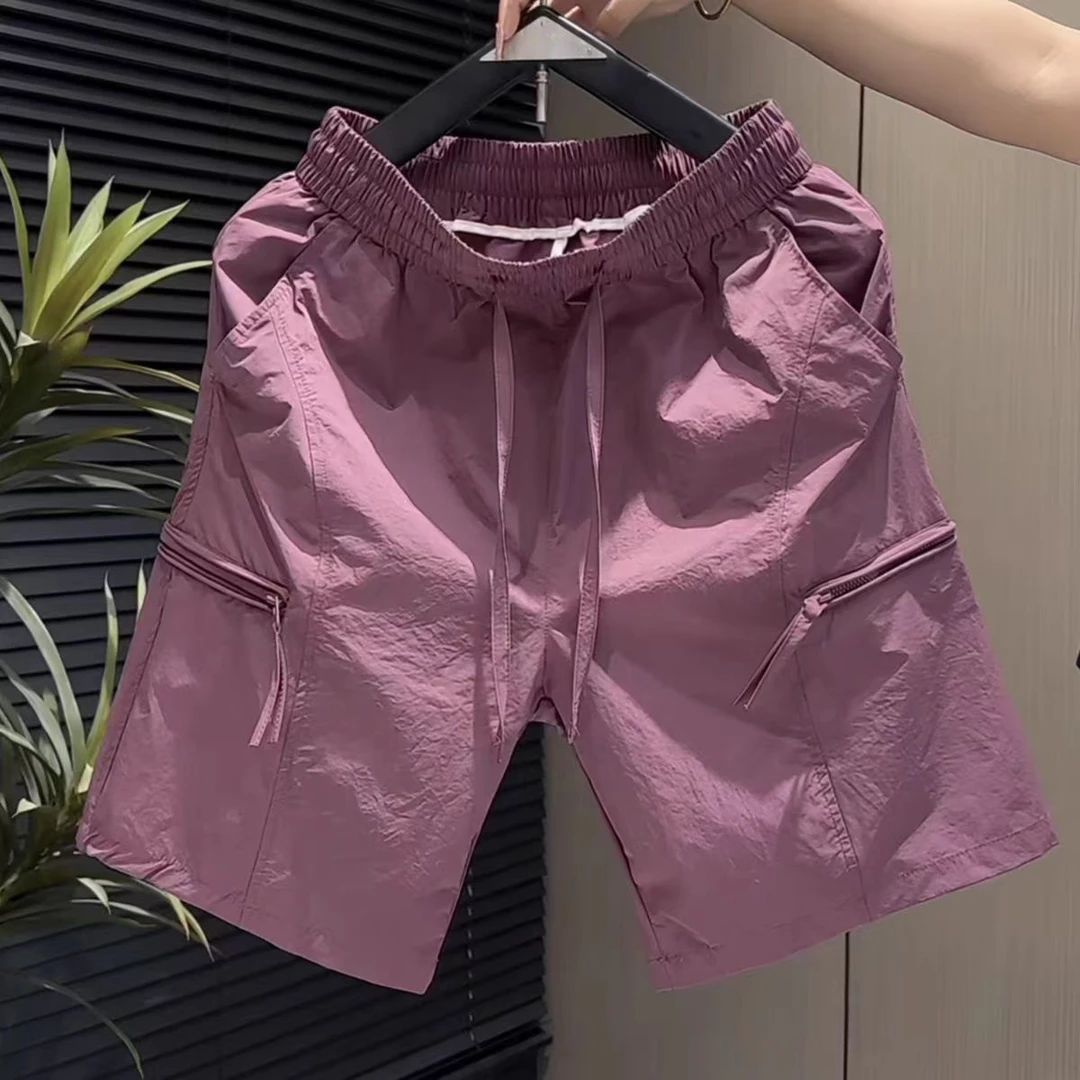 夏季新款时尚休闲短裤男女同款速干工装短裤#8079