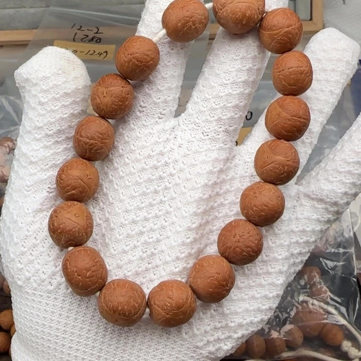 菩***心凤眼菩提手串尼泊尔凤眼菩提三通手串福利款